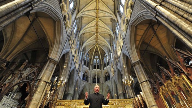 3D scene: Westminster Abbey.