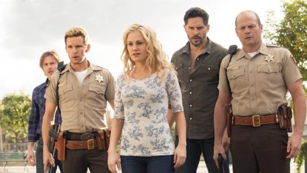 The loss of Alcide (centre) was a major blow for fans in <i>True Blood</i> season 7.