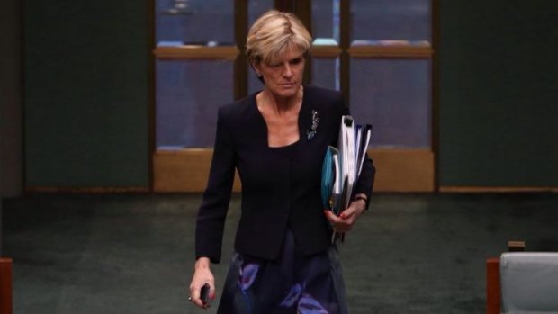 Foreign Affairs Minister Julie Bishop: “Parliamentarians are encouraged to engage in robust political debate for it is the contest of ideas that underpins democracy."