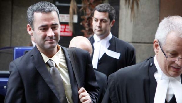 iiNet chief executive Michael Malone leaving the Federal Courts last year during the eight-week trial.