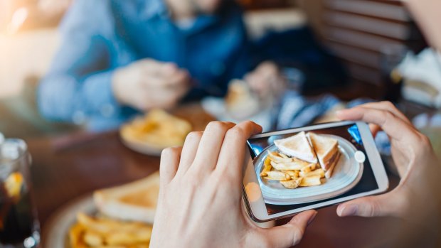 Instagramming of food has become a worldwide pastime. 