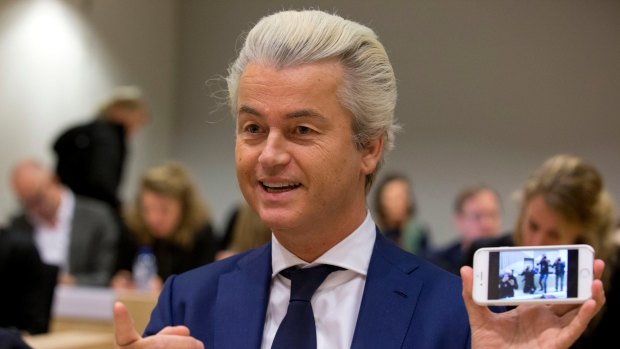 Dutch right-wing politician Geert Wilders tweeted after Donald Trump's election win: "The people are taking their country back. So will we."