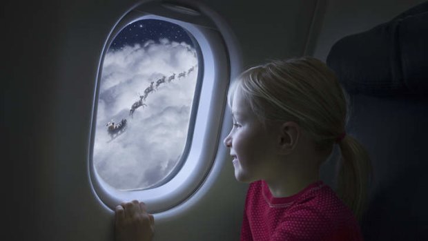 Spying eight tiny reindeer ... some people will be flying on Christmas Day.