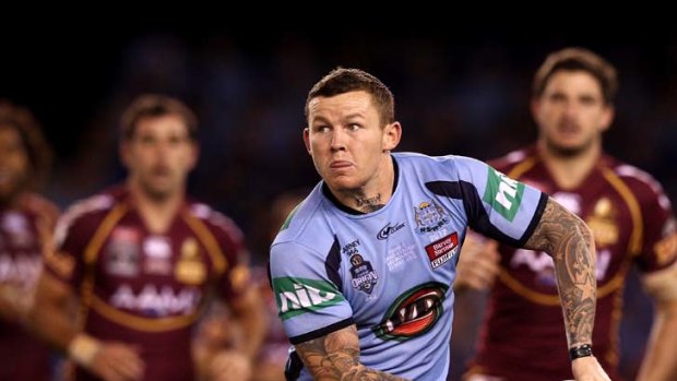 Under pressure ...Todd Carney of the Blues.