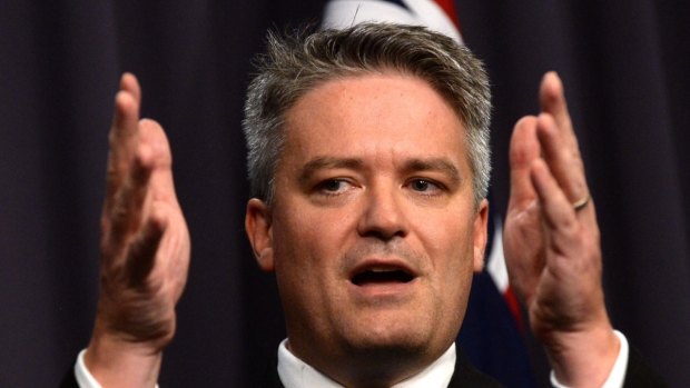 Mathias Cormann has been negotiating with the Senate crossbench on company tax rates. 