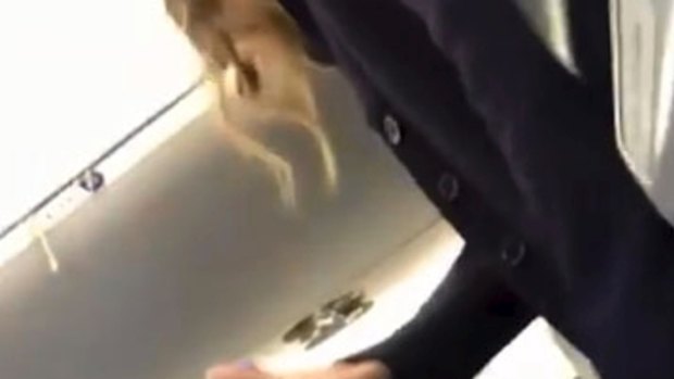 The video of the woman swearing on board the Delta flight went viral.