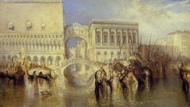 J.M.W. Turner, <i>Venice, the Bridge of Sighs, </i>exhibited 1840. Photo: (c) Tate, 2013