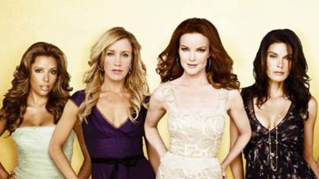 Cast from Desperate Housewives ... Eva Longoria, Felicity Huffman, Marcia Cross and Teri Hatcher.