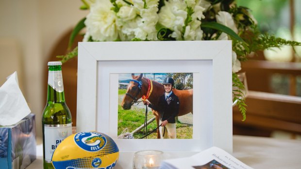 Some of Riharna Thomson's favourite things displayed at a memorial service for her at The Chapel in Gold Creek on Thursday.