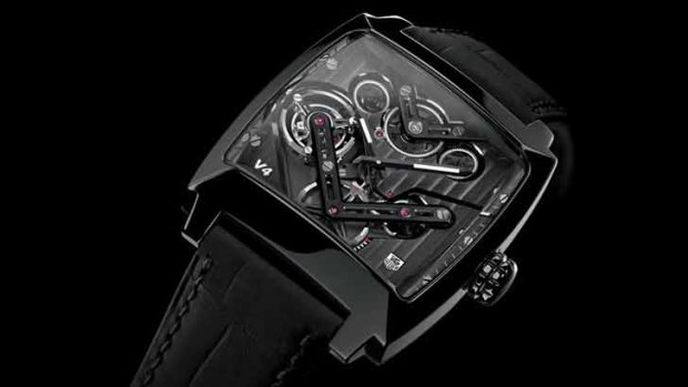 TAG Heuer's Monaco V4 Tourbillon.