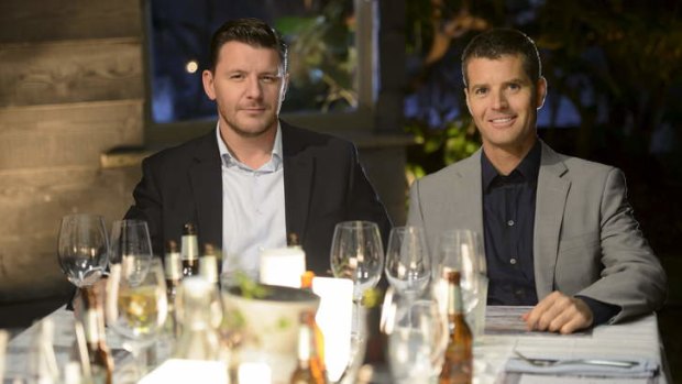 Mastered the art of casting ...  <i>My Kitchen Rules</i> judges Manu Feildel and Pete Evans.