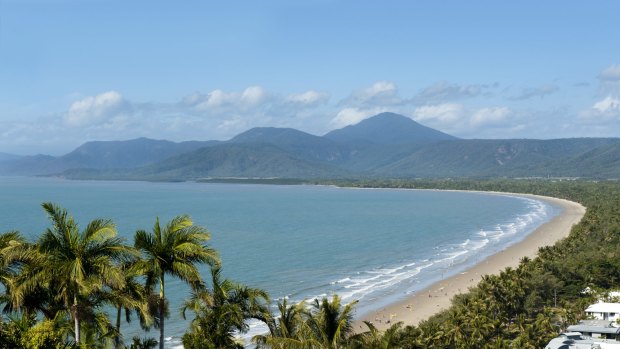 Four Mile Beach from Flagstaff Hill lookout, Port Douglas. 