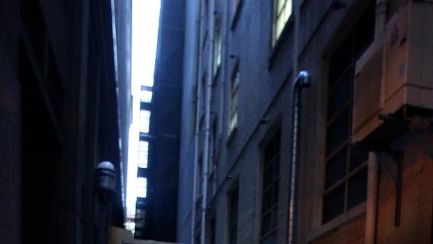 Tight squeeze ... The laneway could be another eat street, developers say.