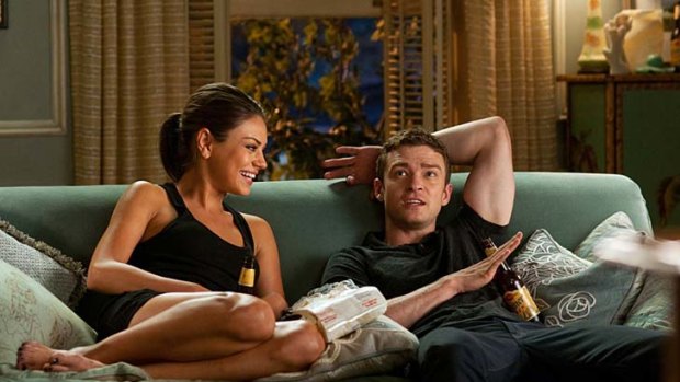 On screeen chemistry ... Mila Kunis and Justin Timberlake in <em> Friends With Benefits</em>.