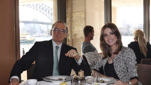 Missing politics "surprisingly little": Bob Carr with Kate Waterhouse.