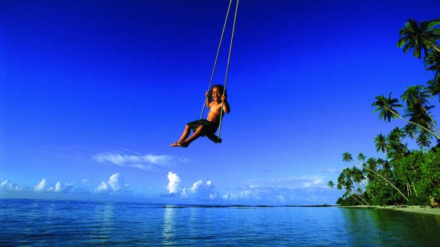 Nothing but air: Swinging, Samoa-style