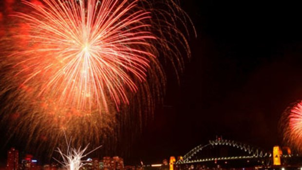 New Year's Eve... Overseas and interstate visitors: 85, 000. Money generated: $155 million.