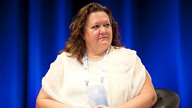 Rejected... Agreement not reached over Gina Rinehart's bid to join Fairfax's board.