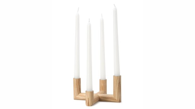 Timeless and cheap ... Lumi Candelabra, $39.95, www.countryroad.com.au