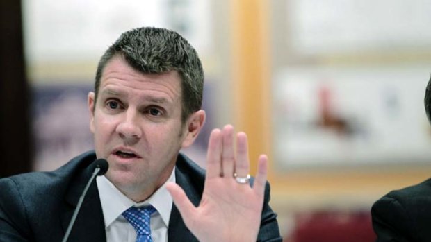 Budget problems &#8230; Mike Baird expects GST revenue to fall.