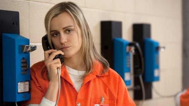 Taylor Schilling as Piper Chapman in <i>Orange is the New Black</i>.