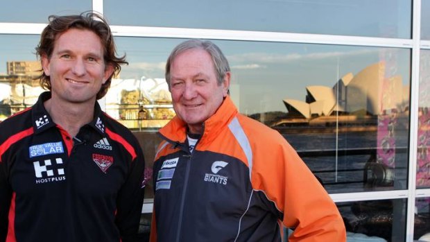 Former Essendon greats James Hird and Kevin Sheedy will square off in Canberra next March when the Bombers take on the Giants at Manuka Oval.