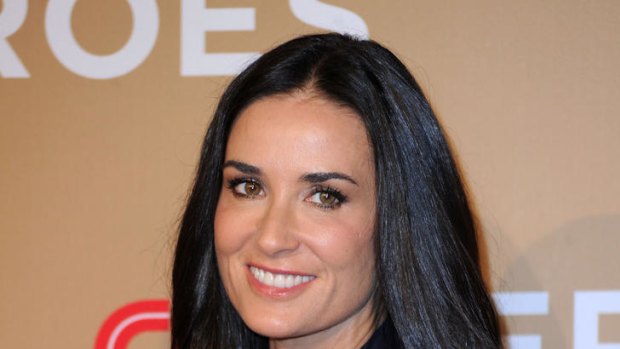 Troubled actress Demi Moore.