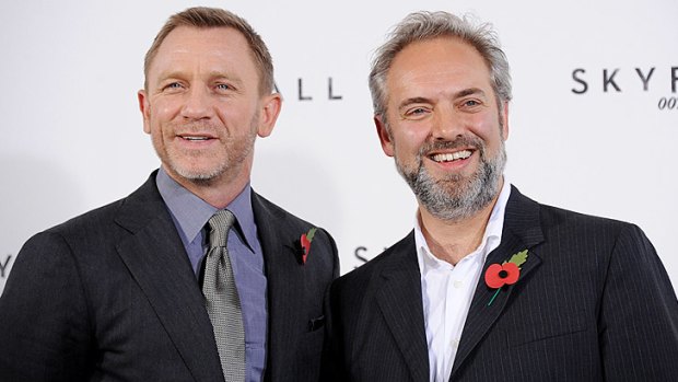 Pushing Bond to his limits ... <i>Skyfall</i> star Daniel Craig and director Sam Mendes.