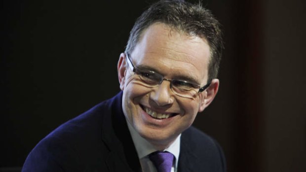 Reasons to be cheerful: BHP Billiton chief executive Andrew Mackenzie.