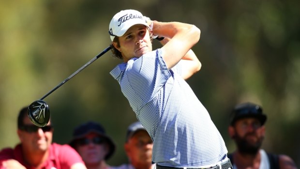 Peter Uihlein takes a one-shot lead into the second round of the Perth International at Lake Karrinyup.