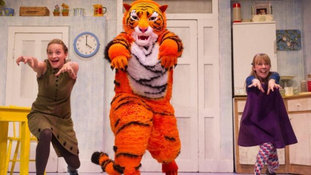 Roaring fun: A stage performance of Judith Kerr's children's classic <i>The Tiger Who Came to Tea</i>.