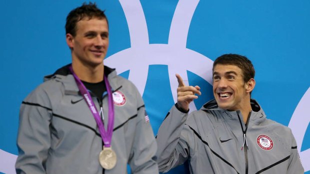 Earning millions ... Ryan Lochte and Michael Phelps.