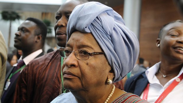 Liberian President Ellen Johnson Sirleaf has exercised powers under a state of emergency announced in August to suspend the nationwide elections.