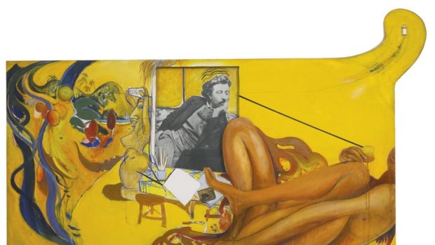 Brett Whiteley's 1968 work, <i>Paul Gauguin on the Eve of His Attempted Suicide, Tahiti</i>.