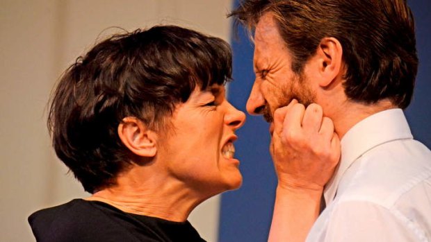 Marvellous together: Olivia Williams and Mark Bazeley in <i>Scenes from a Marriage</i>.