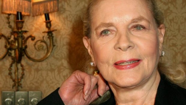 Bacall at a film critics award night in 2005.