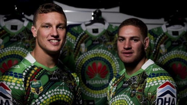 Canberra Raiders' jersey for the Close The Gap round.