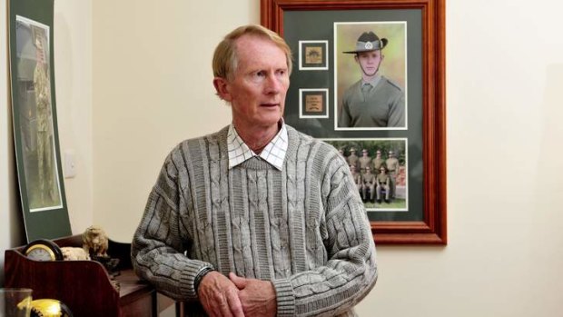 Hugh Poate, father of Private Robert Poate who was killed in Afghanistan last year. Photo: Melissa Adams.