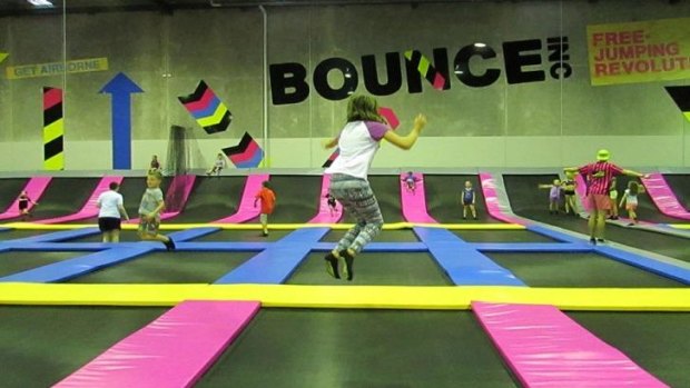 Jump for your life at Bounce Inc, Brisbane's biggest indoor playground.
