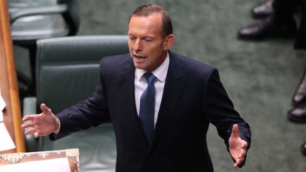 "I fully share the dismay of members opposite, of members on all sides of this house": Tony Abbott.