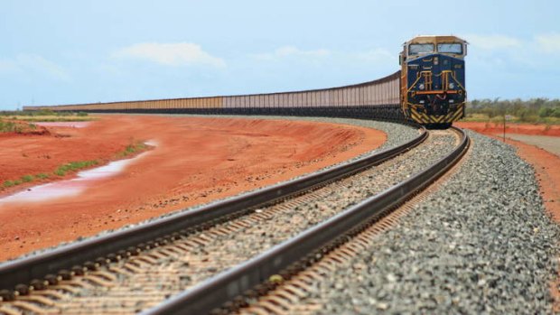 Passengers not welcome: Fortescue is arguing against Brockman Mining's use of its iron ore railway.