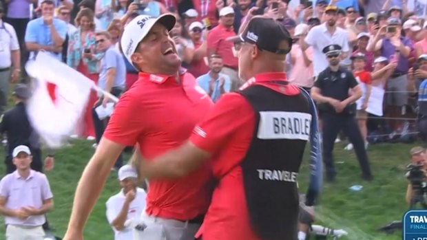 Two-shot swing clinches wild PGA Tour finish