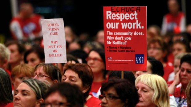 Nurses vote on industrial action in November.