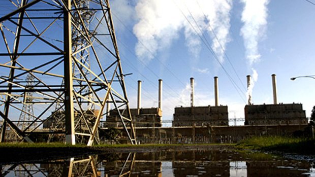 Prime target: The ''dirty'' Hazelwood power station in Latrobe Valley.