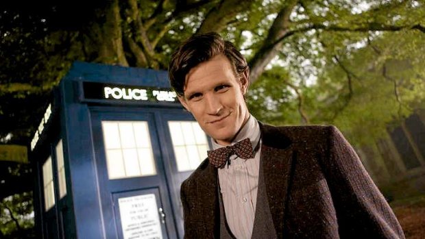 The "baby doctor" ... Matt Smith as Doctor Who.