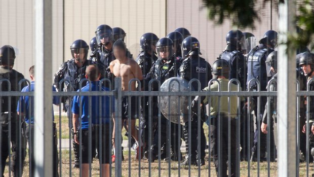 Police in riot gear regained control of the Malmsbury facility after the January riots.  
