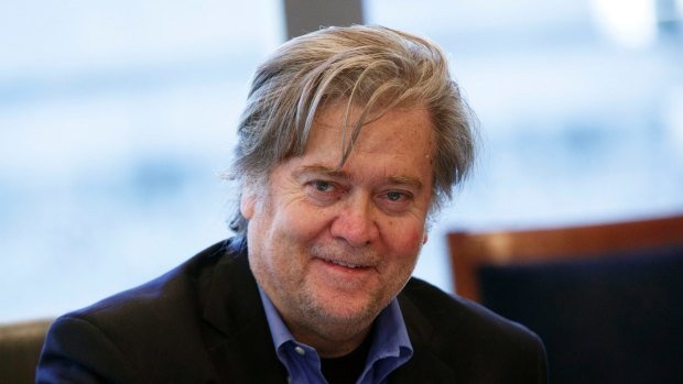 Steve Bannon, senior Trump adviser and former head of Breitbart News, has long been linked to alt-right figures and published their views at Breitbart.