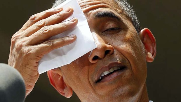 Warming up: Barack Obama unveils a series of climate change measures.