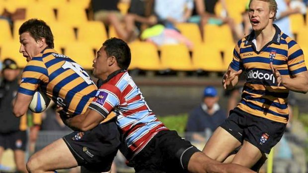 Angus Roberts playing for Sydney University during the Sydney club rugby grand final last year.