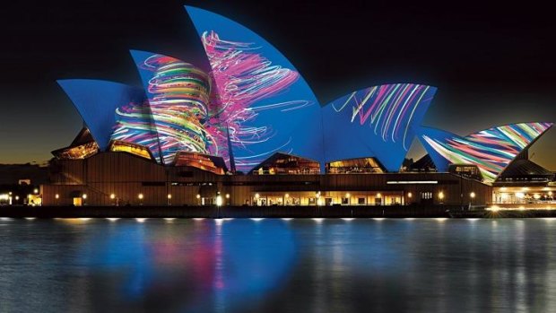 Hundreds of thousands of people are expected at Vivid Sydney.